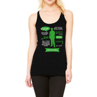 Stargate Sg-1 - Jack Quotes (greenwhite Design) Fitted Racerback Tank | Artistshot