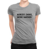 Lamar Jackson Nobody Cares Work Harder For Dark Ladies Fitted T-shirt | Artistshot