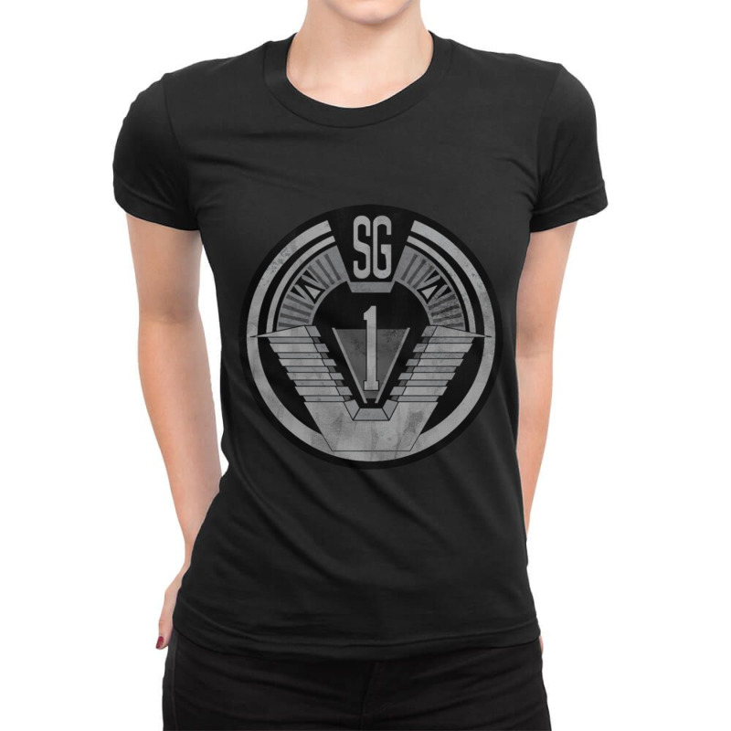 Stargate Sgi Ladies Fitted T-Shirt by cm-arts | Artistshot