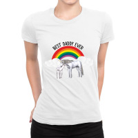 Best Daddy Ever Ladies Fitted T-shirt | Artistshot