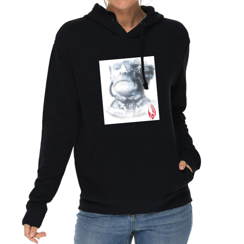 Borg Head Lightweight Hoodie | Artistshot