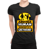 Another Human Ladies Fitted T-shirt | Artistshot