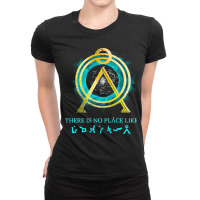 There Is No Place Like Home Vintage Stargate Ladies Fitted T-shirt | Artistshot