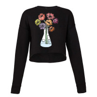 Erlenmeyer Bouquet Cropped Sweater | Artistshot