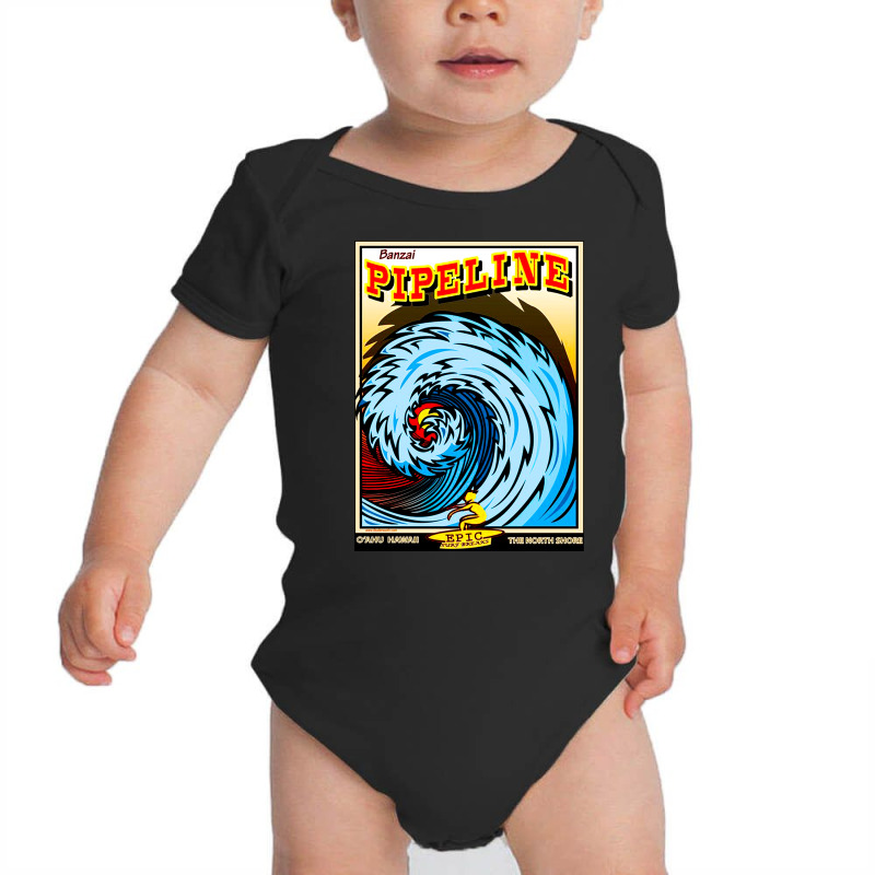 Banzai Pipeline, Banzai, Pipeline, Banzai Pipelines, Banzai Pipeline V Baby Bodysuit | Artistshot