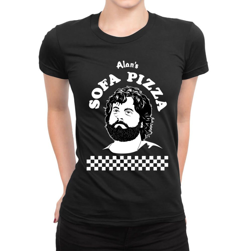 Alan Hangover Sofa Pizza The Hangover Watched The Movie One Day But Th Ladies Fitted T-Shirt by cm-arts | Artistshot