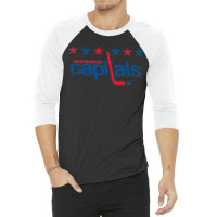 Capitals Merch Classic 3/4 Sleeve Shirt | Artistshot