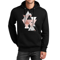 Geometric Compilation In Rose Gold And Blush Pink Unisex Hoodie | Artistshot