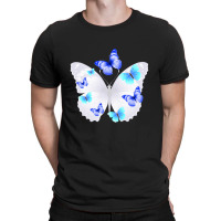 Light Blue Butterfly T-shirt | Artistshot