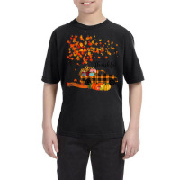 Thankful Cute Pumpkin Truck Leopard Fall Season Autumn Youth Tee | Artistshot