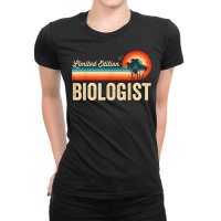 Biologist Funny Birthday Retro Vintage Men Women Dad Ladies Fitted T-shirt | Artistshot