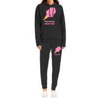 Wyoming State Fair Pink Cotton Candy County Fair Hoodie & Jogger Set | Artistshot