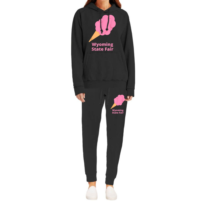 Wyoming State Fair Pink Cotton Candy County Fair Hoodie & Jogger Set | Artistshot