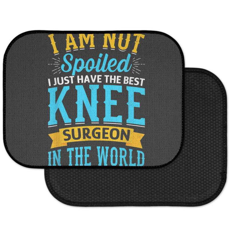 Knee Surgery Warrior   Knee Joint Replacement Surgeries Rear Car Mat | Artistshot