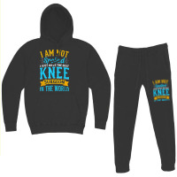 Knee Surgery Warrior   Knee Joint Replacement Surgeries Hoodie & Jogger Set | Artistshot