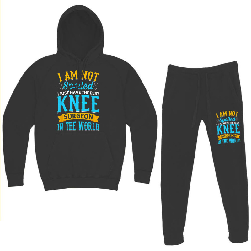 Knee Surgery Warrior   Knee Joint Replacement Surgeries Hoodie & Jogger Set | Artistshot