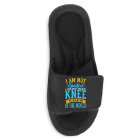 Knee Surgery Warrior   Knee Joint Replacement Surgeries Slide Sandal | Artistshot