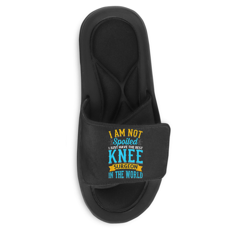 Knee Surgery Warrior   Knee Joint Replacement Surgeries Slide Sandal | Artistshot