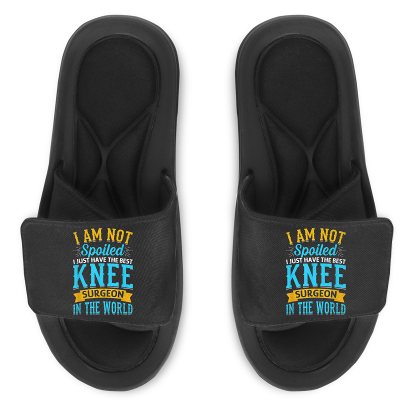 Knee Surgery Warrior   Knee Joint Replacement Surgeries Slide Sandal | Artistshot