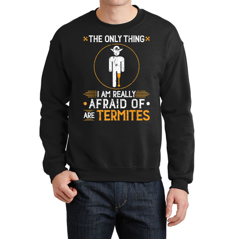 Leg Amputation Disability Prosthetic Leg Amputee Funny Crewneck Sweatshirt by Aquarius | Artistshot