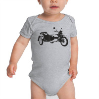 Sidecar Motorcycle  Vintage 3 Wheel Motorbike Tee T Shirt Baby Bodysuit | Artistshot