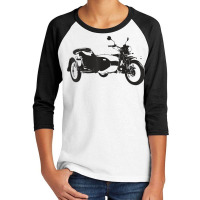 Sidecar Motorcycle  Vintage 3 Wheel Motorbike Tee T Shirt Youth 3/4 Sleeve | Artistshot