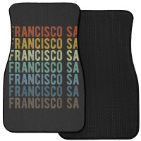 Francisco Sa City Brazil Retro Front Car Mat | Artistshot