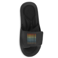 Francisco Sa City Brazil Retro Slide Sandal | Artistshot