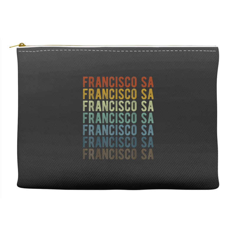 Francisco Sa City Brazil Retro Accessory Pouches | Artistshot