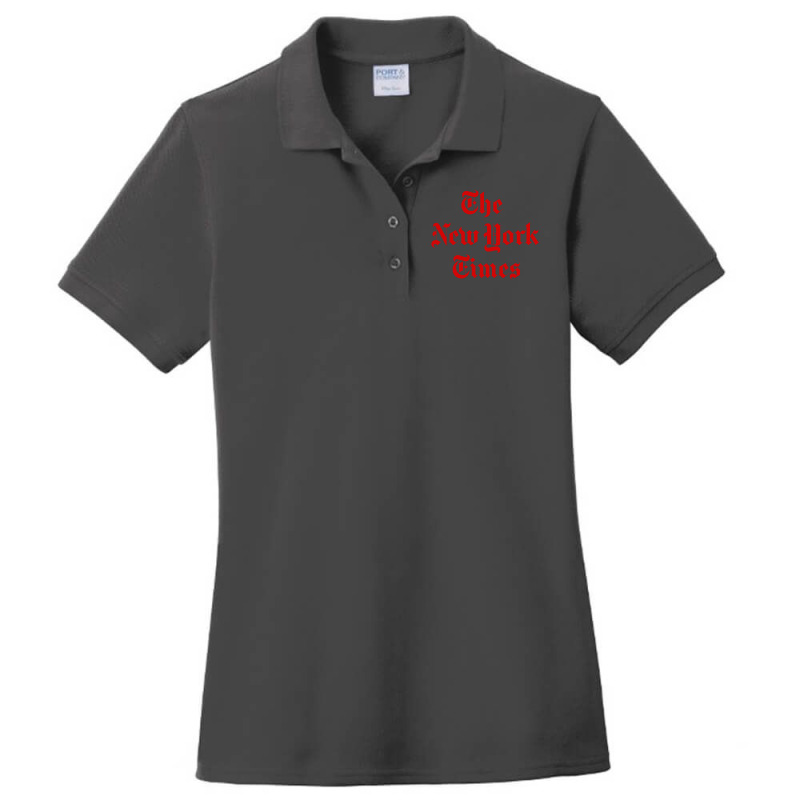 New York Times Ladies Polo Shirt by Melia art | Artistshot