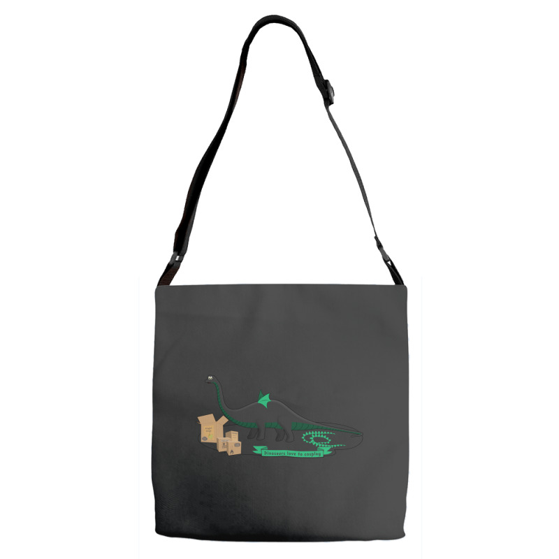 Dinosaurs Love To Cosplay Adjustable Strap Totes | Artistshot