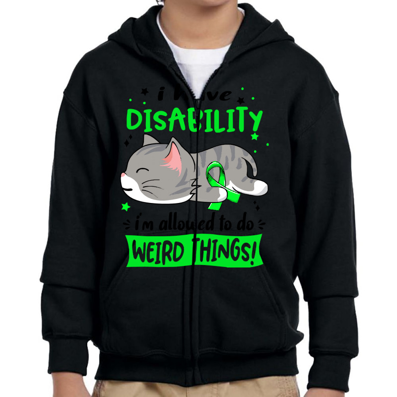 Disability Awareness T  Shirt2088 Youth Zipper Hoodie by cm-arts | Artistshot