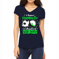 Disability Awareness T  Shirt2089 Women's V-neck T-shirt | Artistshot