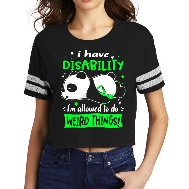 Disability Awareness T  Shirt2089 Scorecard Crop Tee by cm-arts | Artistshot