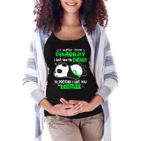 Disability Awareness T  Shirt2091 Maternity Scoop Neck T-shirt | Artistshot