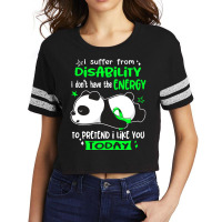 Disability Awareness T  Shirt2091 Scorecard Crop Tee | Artistshot