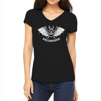 Vampiric Bat Tattoo Classic Women's V-neck T-shirt | Artistshot