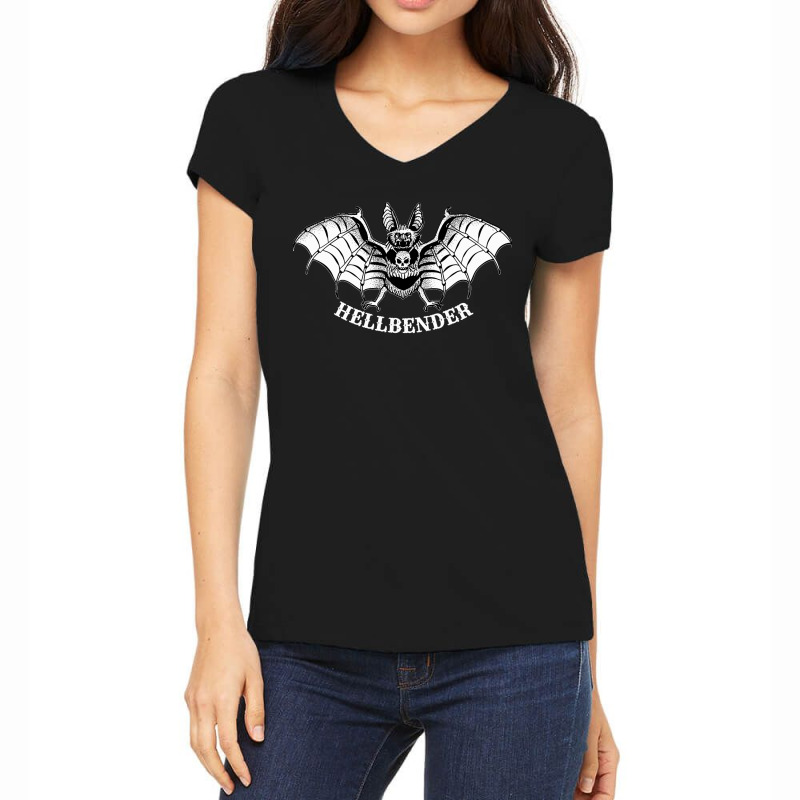 Vampiric Bat Tattoo Classic Women's V-Neck T-Shirt by cm-arts | Artistshot