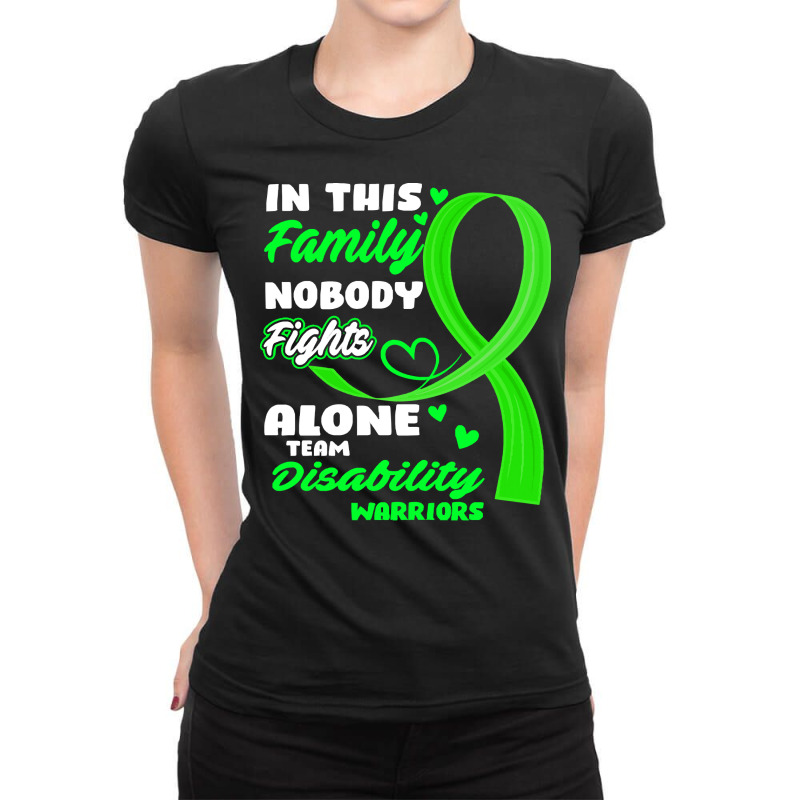 Disability Awareness T  Shirt2095 Ladies Fitted T-Shirt by cm-arts | Artistshot