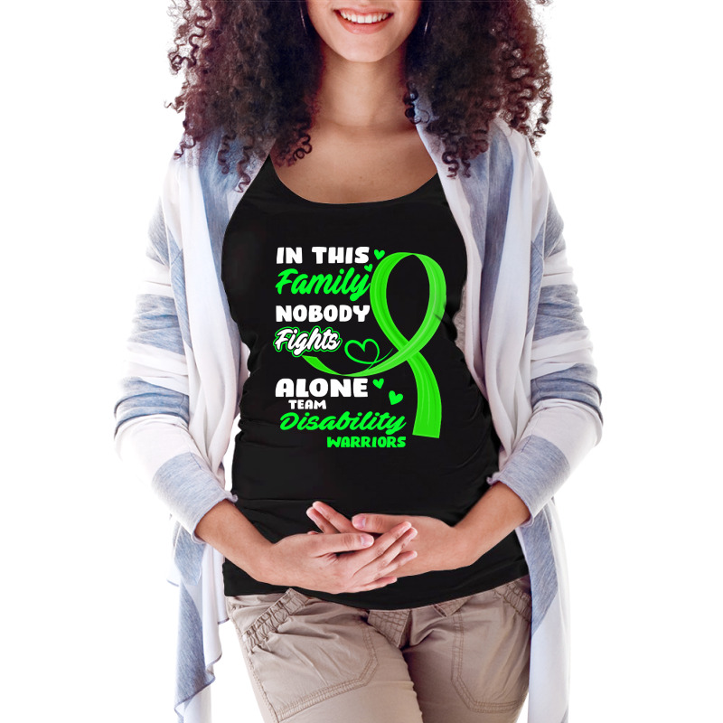 Disability Awareness T  Shirt2095 Maternity Scoop Neck T-shirt by cm-arts | Artistshot