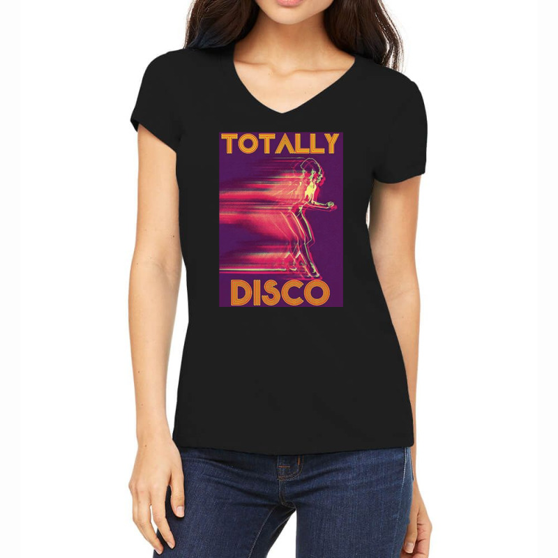 Totally Disco, Totally, Disco, Totally Discos, Totally Disco Vintage,  Women's V-Neck T-Shirt by cm-arts | Artistshot