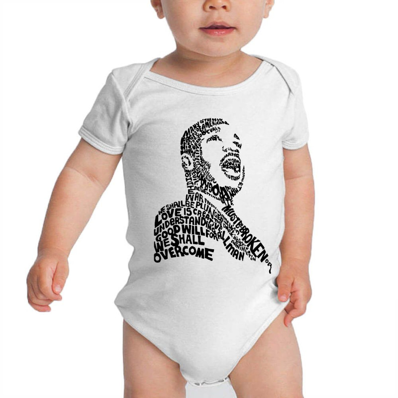 Mlk Martin Luther King Jr Day Baby Bodysuit by cm-arts | Artistshot