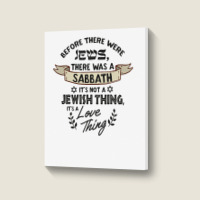 Jewish Quote For Proud Jews  Sukkah Tabernacles Feast Portrait Canvas Print | Artistshot