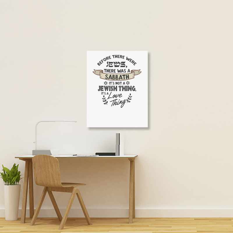 Jewish Quote For Proud Jews  Sukkah Tabernacles Feast Portrait Canvas Print | Artistshot