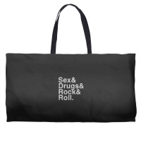 Sex Drugs And Rock And Roll Weekender Totes | Artistshot