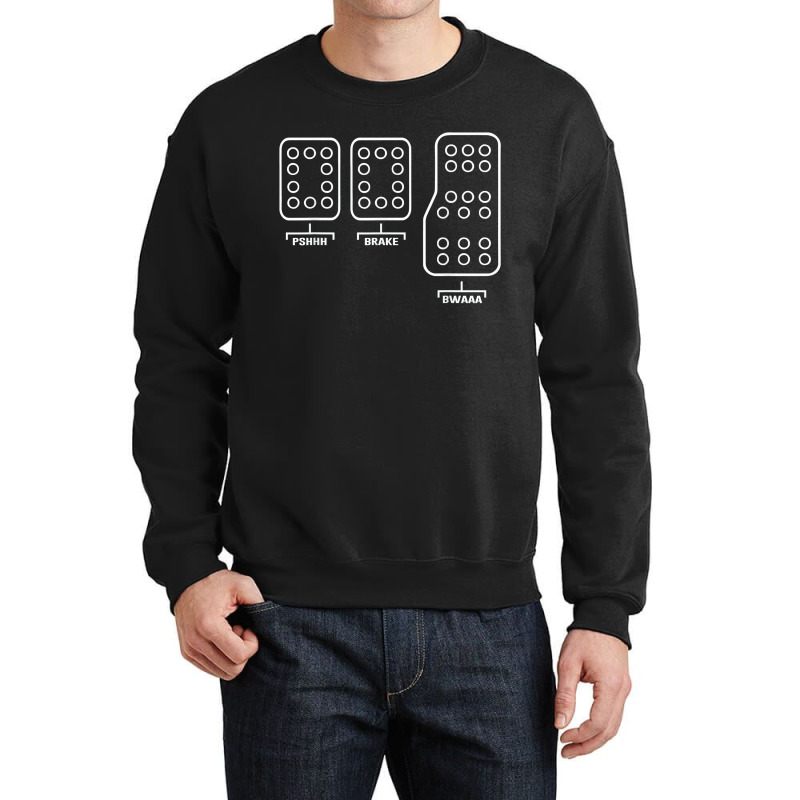 Save Manual Pedal Shift Diagram Car Racing Crewneck Sweatshirt | Artistshot