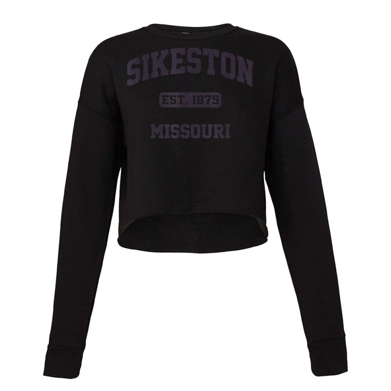 Sikeston Missouri Vintage State Athletic Style Cropped Sweater by Fashzilla | Artistshot