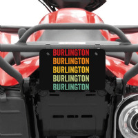 Burlington County Atv License Plate | Artistshot