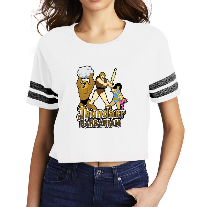 Thundarr The Barbarian   70s Scorecard Crop Tee by limolasmabelas | Artistshot