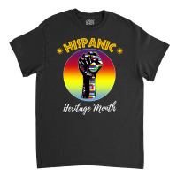 Hispanic Heritage Month Colorful Countries Flags Latinx Hand T Shirt 1 Classic T-shirt | Artistshot